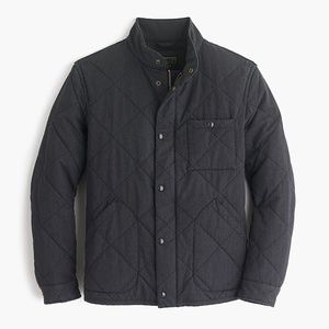 J. CREW SUSSEX QUILTED JACKET PRIMALOFT L
